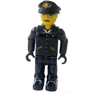 Lego pilot, černá (js019)